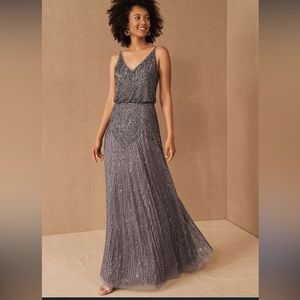 BHLDN Fidelia Beaded Maxi Dress